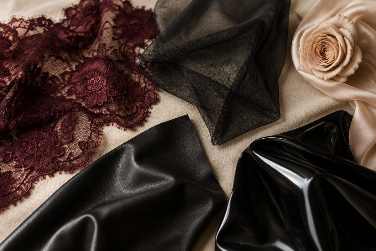 Dentelle, résille, cuir ou latex : quelle matière de lingerie choisir selon l'effet recherché ?