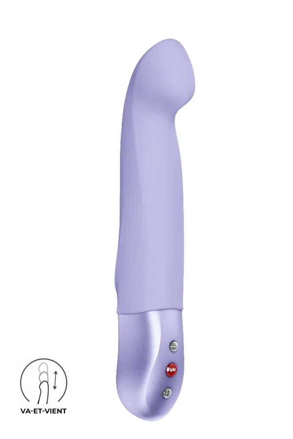Pulsateur point G STRONIC G Fun Factory, coloris lilas, vue de profil