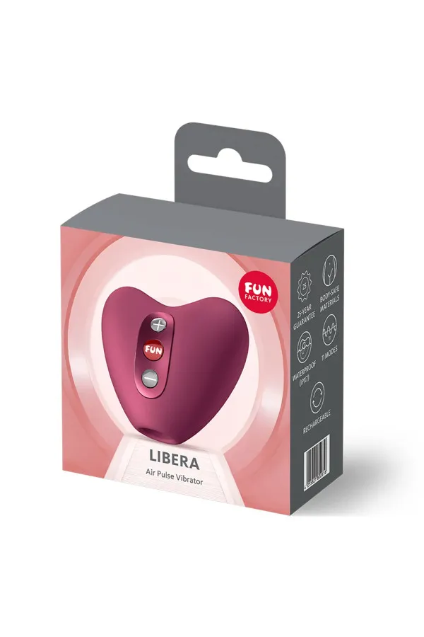 Packaging du stimulateur Libera Fun Factory à air pulsé